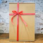 caja regalo kraft 35x25x10