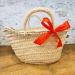 capazo artesano de palma talla S