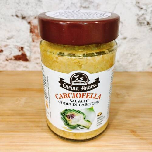 crema de alcachofas carciofella menu