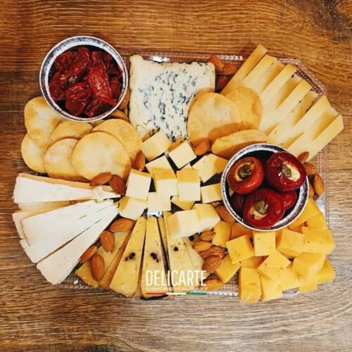 Tabla de quesos italianos en valencia.