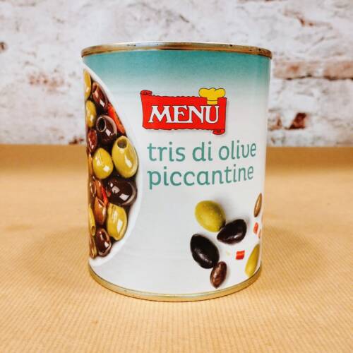 tris de olivas piccantine lata 780gr
