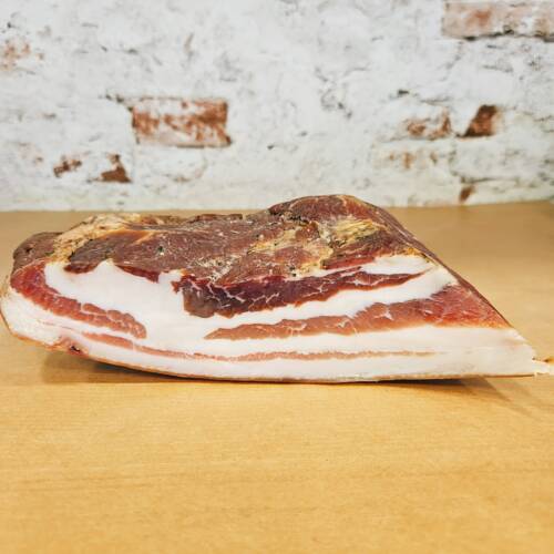 panceta ahumada italiana ideal para bocatas, boloñesas, guisos y huevos fritos