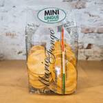 Bolsa de aproximadamente 100 grs. Paquete de galletas tipo pan, ideales para untar.
