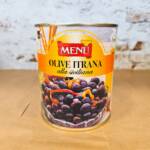 Aceitunas negras al estilo siciliano