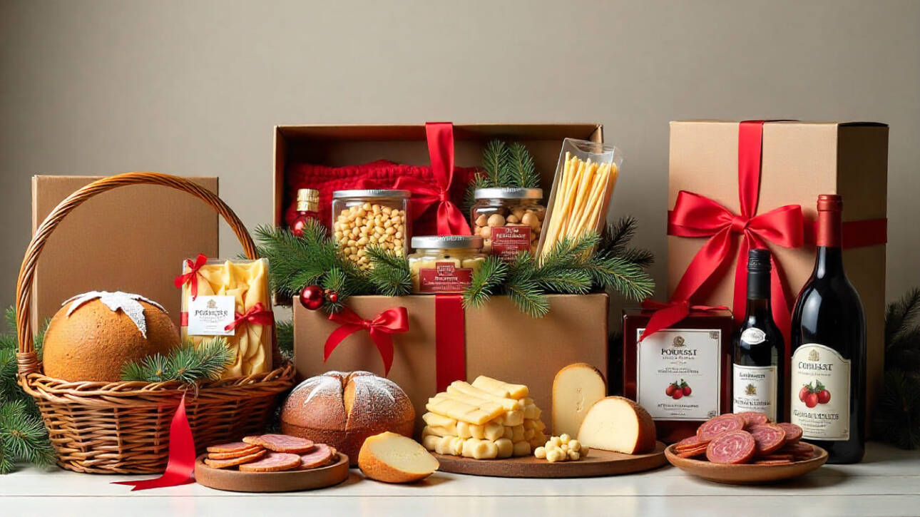 cestas de Navidad italianas en Valencia y España Delicarte