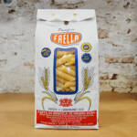 Penne Rigate Faella en paquete azul, pasta artesanal italiana de Gragnano