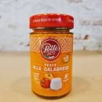 Pesto alla Calabrese Polli en frasco de cristal con pimientos y ricotta