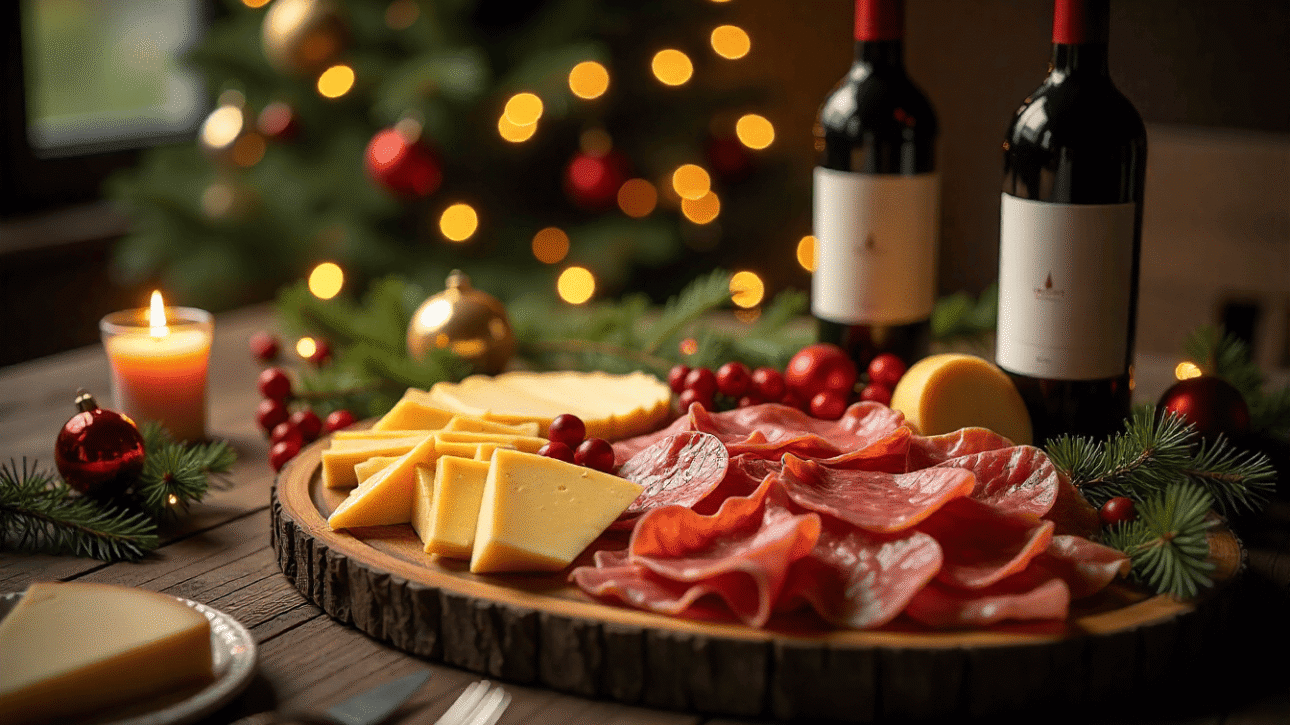 vinos italianos para maridar quesos y embutidos en Navidad