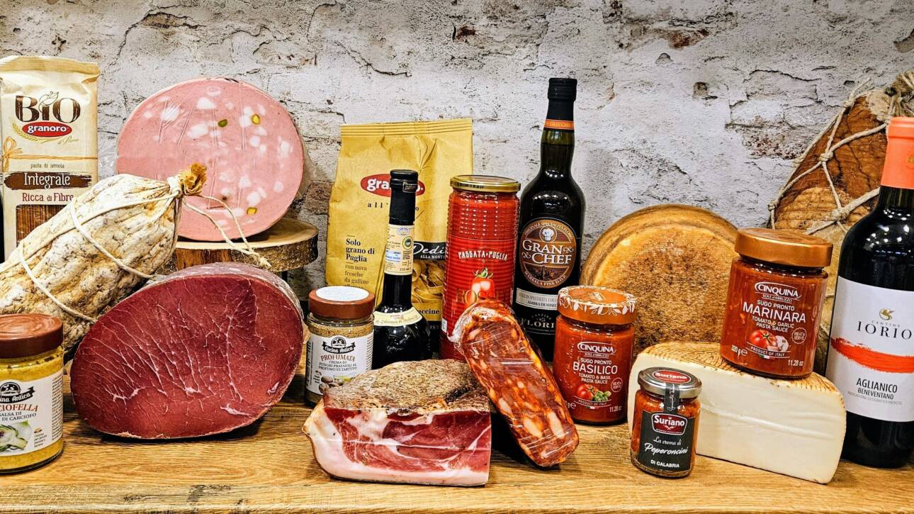 Selección de productos italianos auténticos ideales para una primera compra online