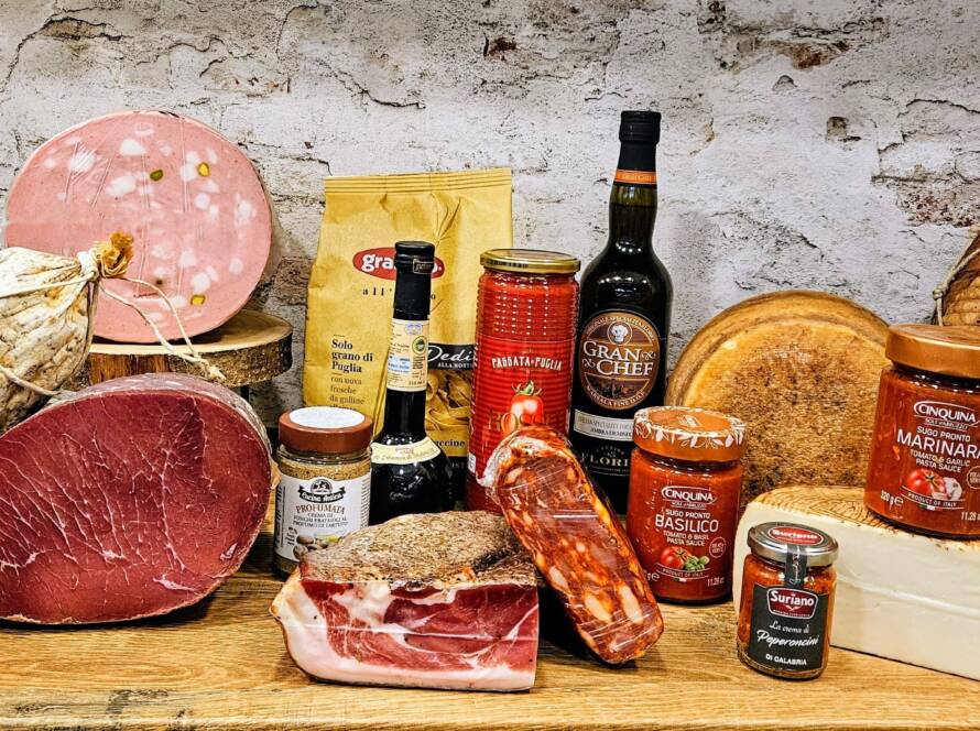 Selección de productos italianos auténticos ideales para una primera compra online