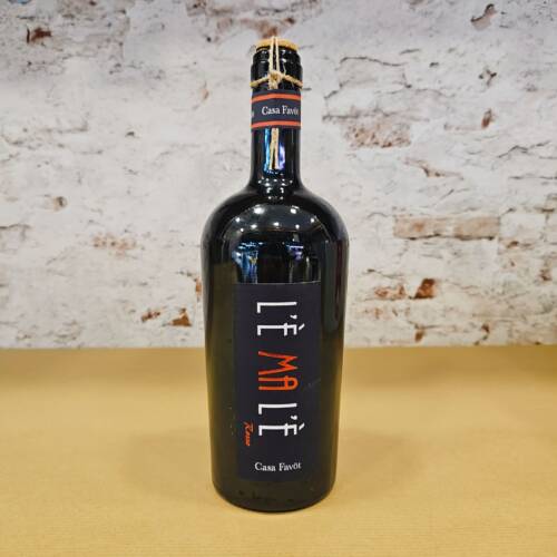 le male casa favot vino tinto frizzante natural italiano botella