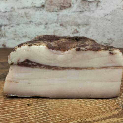 lardo de pata negra delicatessen italiana de cerdo ibérico
