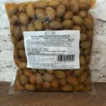 Olivas verdes sicilianas Ristoris schiacciate condite
