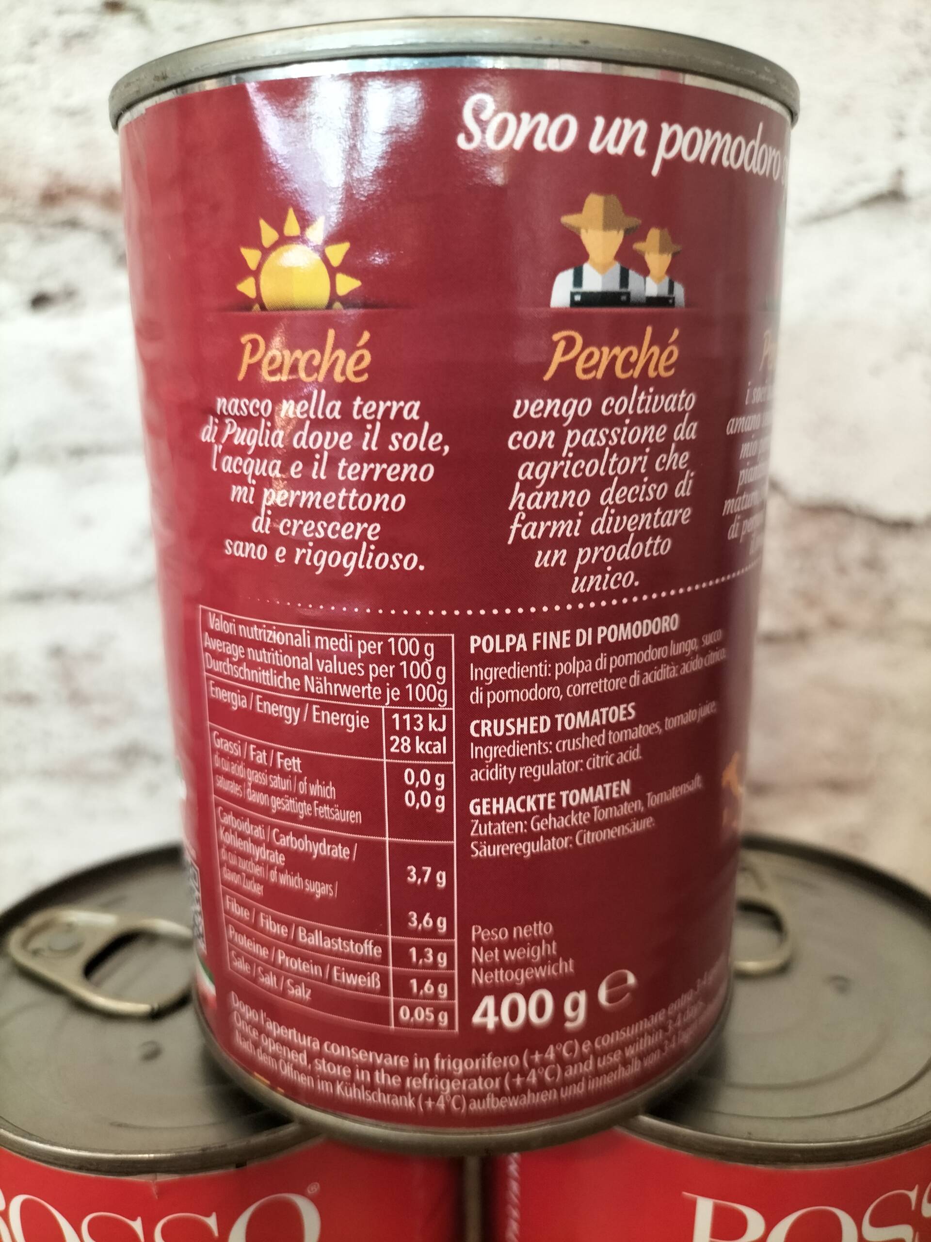 Polpa Fine di Puglia Rosso Gargano | Tomate Italiano - Imagen 3