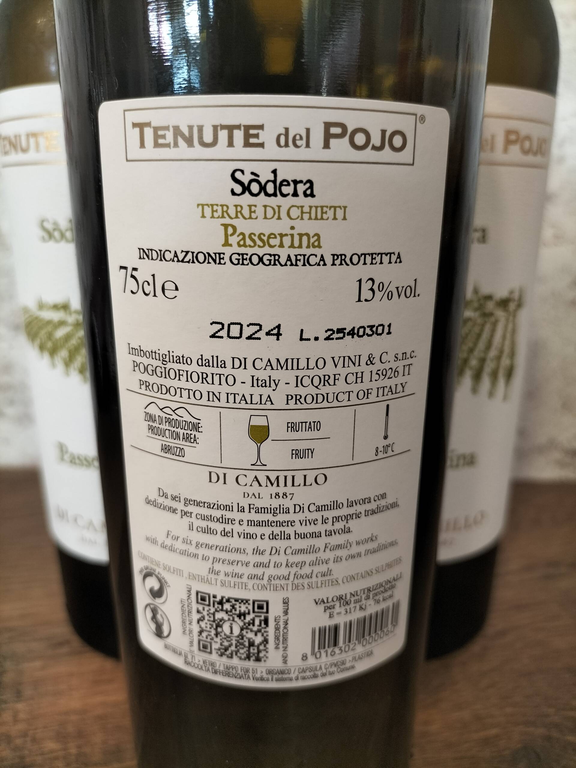 Sòdera Passerina Tenute del Pojo | Di Camillo - Imagen 2